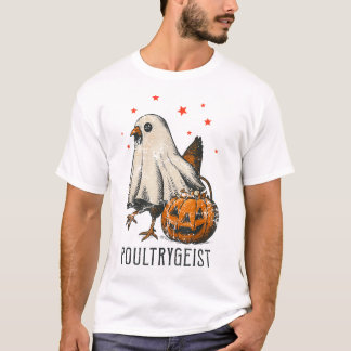 ポルトガイストハロウィンチキンコスチュームかぼちゃ Tシャツ