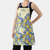 ポルトガインスパイアルレモンオンブルー エプロン (インサイチュ)