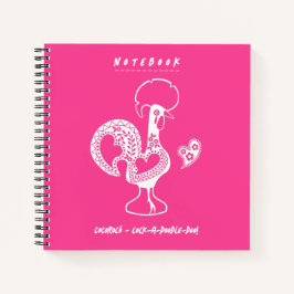 ポルトガルおもしろいのオンドリモダンーシルエット ノートブック