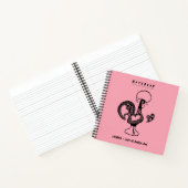 ポルトガルおもしろいのオンドリモダンーシルエット ノートブック (内部)