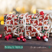 ポルトガルおもしろいのポデゴのクリスマスパターン ラッピングペーパー