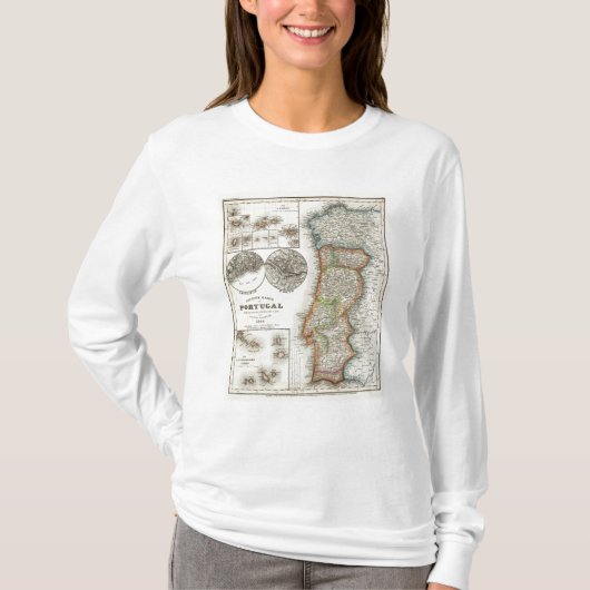 ポルトガルおよびカーボベルデ共和国島 Tシャツ (正面)