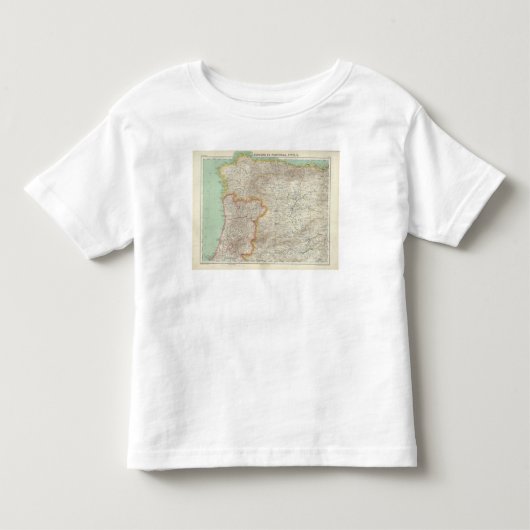 ポルトガルおよびスペイン トドラーTシャツ (正面)