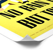 ポルトガルで雨なしヴィンテージ旅行 ポスター (角)