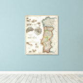 ポルトガルとカーボベルデ諸島 キャンバスプリント (インサイチュ (ウッドフロア))