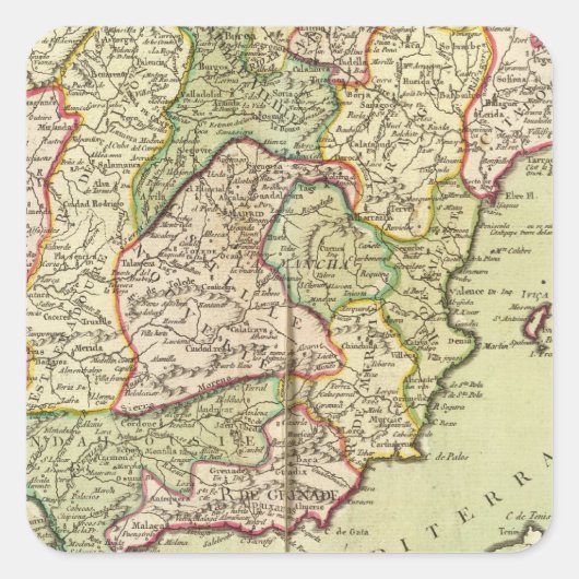 ポルトガルとスペイン スクエアシール (正面)