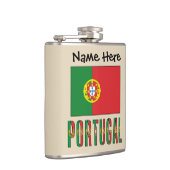 ポルトガルとポルトガル国旗（お名前つき） フラスク (右)