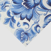 ポルトガルのかわいいタイルパターンの切り離し 薄葉紙 (詳細)