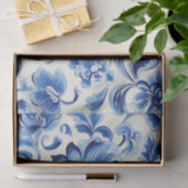 ポルトガルのかわいいタイルパターンの切り離し 薄葉紙 (ギフト)