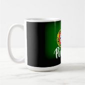 ポルトガルのくすんだ旗 コーヒーマグカップ (左)