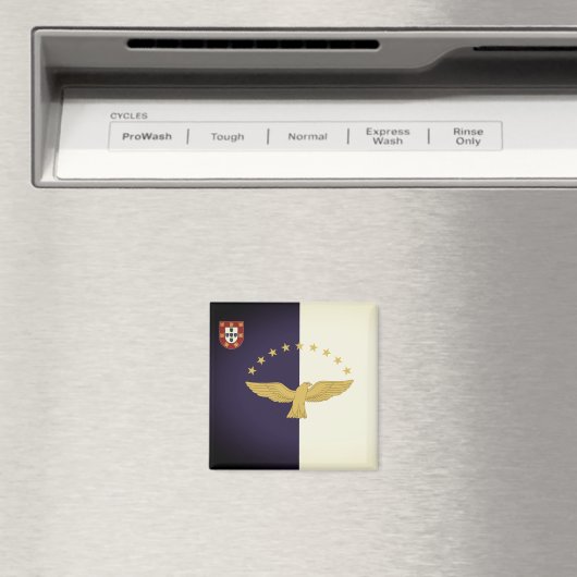 ポルトガルのアゾレス諸島国旗 マグネット (インサイチュ (食洗機))