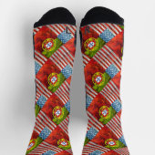 ポルトガルのアメリカ国旗 ソックス (上部)