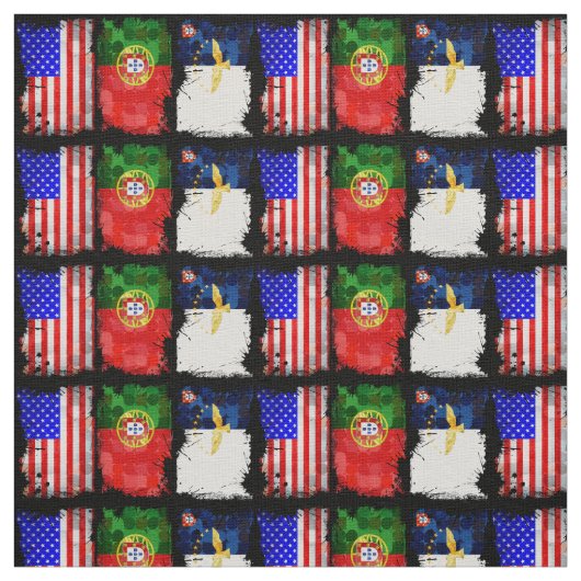 ポルトガルのアメリカ国旗 ファブリック (見本)