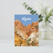 ポルトガルのアルガルヴファレーシアロック ポストカード (スタンド正面)