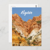 ポルトガルのアルガルヴファレーシアロック ポストカード (正面/裏面)