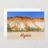 ポルトガルのアルガルヴプライアダファレーシア ポストカード (正面/裏面)