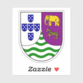 ポルトガルのアンゴラの小さなコート・オブ・アームズ（1935年～1975年） シール (シート)