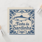 ポルトガルのイワシ –  カード (正面/裏面インサイチュ)