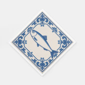 ポルトガルのイワシ –  スタンダードランチョンナプキン (角)