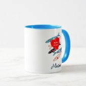 ポルトガルのイワシ マグカップ (正面右)