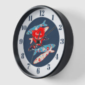 ポルトガルのイワシ 壁時計 (傾斜)