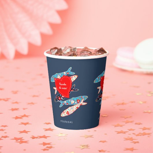ポルトガルのイワシ 紙コップ (インサイチュ)