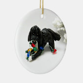 ポルトガルのウォータードッグセラミックオーナメント セラミックオーナメント (右)