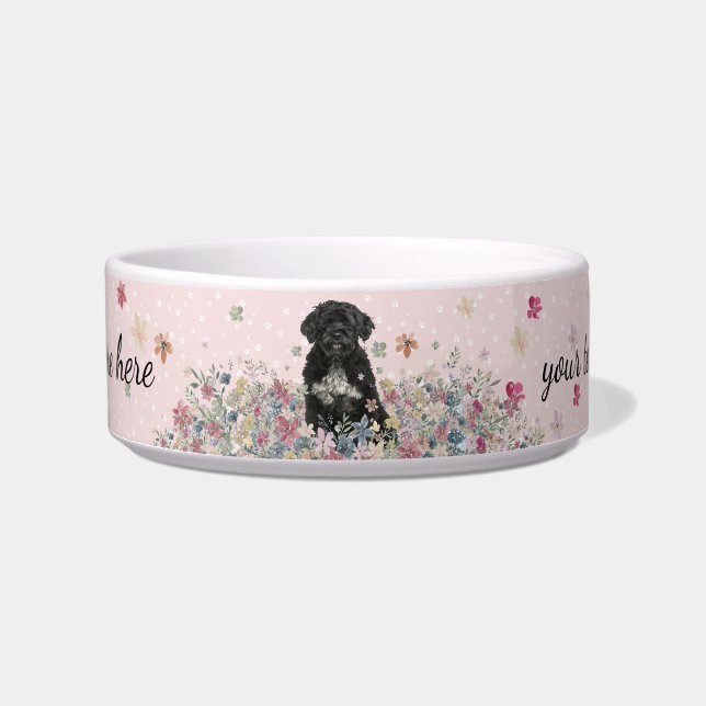 ポルトガルのウオーターポーチドッグ ボウル (正面)