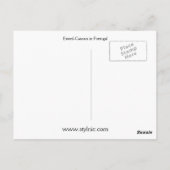 ポルトガルのエストリル=カスカイ ポストカード (裏面)