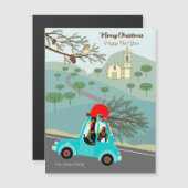 ポルトガルのオウスタークリスマスフェスティバル乗りカード (正面/裏面)