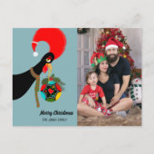 ポルトガルのオンドスタークリスマスバウブルパーティー ポストカード (正面)