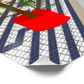 ポルトガルのオンドリとのクリスマスショッピング ポスター (コーナー)