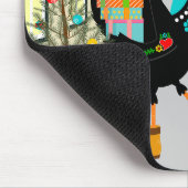 ポルトガルのオンドリとのクリスマスショッピング マウスパッド (コーナー)