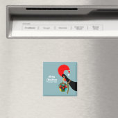 ポルトガルのオンドリとホリー・クリスマスボーブル マグネット (インサイチュ (食洗機))