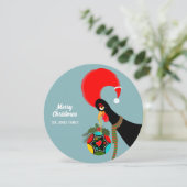 ポルトガルのオンドリのクリスマスホリーのボーブルカード (スタンド正面)