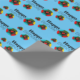 ポルトガルのオンドリの色 ラッピングペーパー