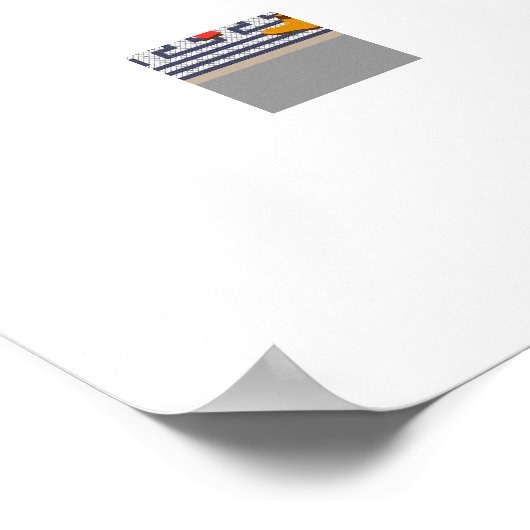 ポルトガルのオンドリの贈り物とボードパレード ポスター (角)