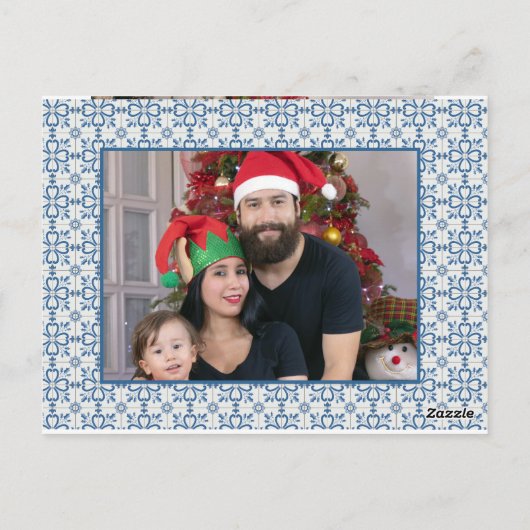 ポルトガルのオンドリの贈り物とボードパレード ポストカード (裏面)