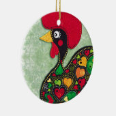 ポルトガルのオンドリ セラミックオーナメント (右)