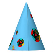 ポルトガルのオンドリ(プレゼント) パーティーハット (裏面)