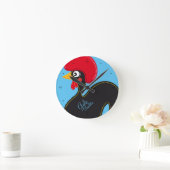 ポルトガルのオンドリ ラウンド壁時計 (ホーム)