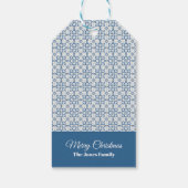 ポルトガルのオードスターフェスティバルクリスマスパレード ギフトタグ (裏面)