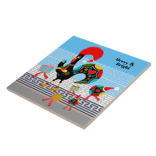 ポルトガルのオードスターフェスティバルクリスマスパレード タイル (側面)