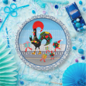 ポルトガルのオードスターフェスティバルクリスマスパレード ペーパープレート (パーティー)