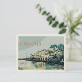 ポルトガルのカスカイス宮殿の景観 ポストカード (スタンド正面)