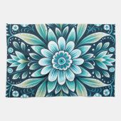 ポルトガルのキッチンタオルの水色 キッチンタオル (横)