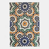 ポルトガルのキッチンタオル柄のアズレジョメディーター キッチンタオル (縦)