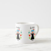 ポルトガルのキャラベル船とファドの女性シンガー エスプレッソカップ (正面右)