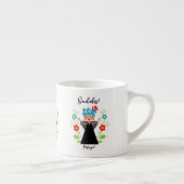 ポルトガルのキャラベル船とファドの女性シンガー エスプレッソカップ (右)