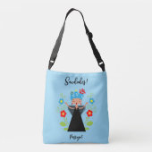 ポルトガルのキャラベル船とファドの女性シンガー クロスボディバッグ (裏面)